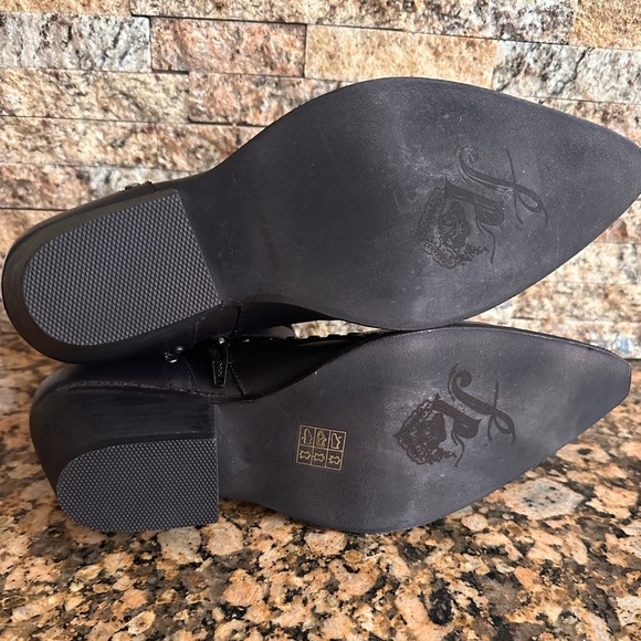 Free People Black Ankle Boots with Silver Studs - Picture 7 of 7